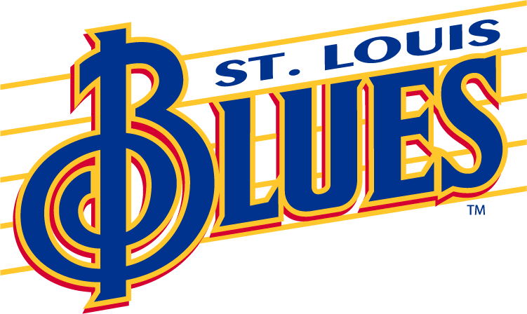 St. Louis Blues 1995 96-1997 98 Wordmark Logo vinyl decal